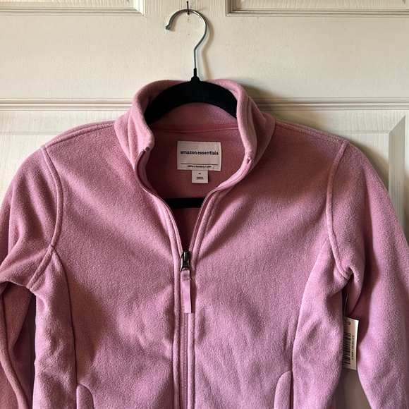 NWT Amazon girls fleece zip up jacket Size 8 (M) - Picture 2 of 5